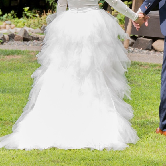 Tulle high-low beautiful - Picture 4 of 4